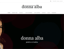 Tablet Screenshot of donnaalba.ro